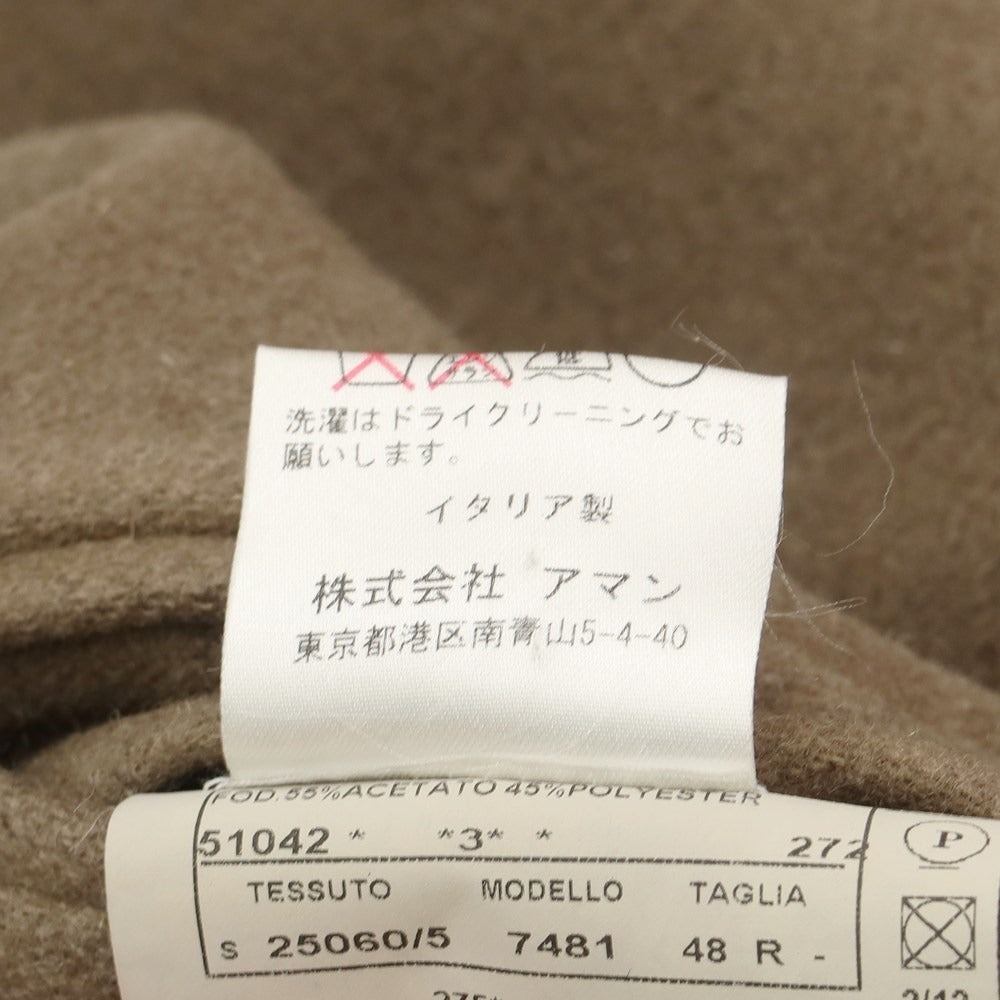 [Used] LUBIAM Wool Nylon Chesterfield Coat Olive Khaki [Size 48] [KAK] [A/W] [Condition Rank C] [Men&