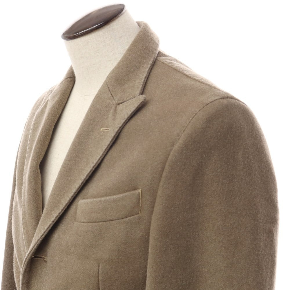 [Used] LUBIAM Wool Nylon Chesterfield Coat Olive Khaki [Size 48] [KAK] [A/W] [Condition Rank C] [Men&