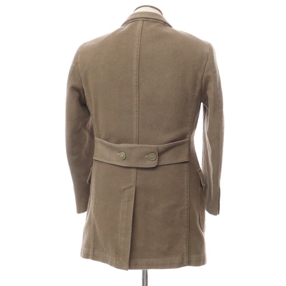 [Used] LUBIAM Wool Nylon Chesterfield Coat Olive Khaki [Size 48] [KAK] [A/W] [Condition Rank C] [Men&