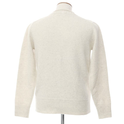 [Used] EDIFICE Wool V-neck knit Oatmeal [Size 40] [WHT] [A/W] [Condition Rank B] ​​[Men&