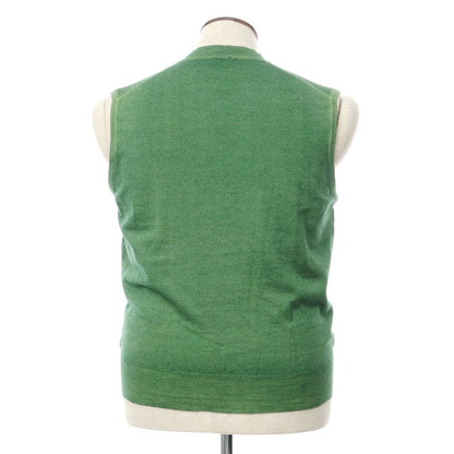 [Used] CRUCIANI high gauge wool knit vest cardigan green [size 48] [GRN] [A/W] [Condition rank C] [Men&