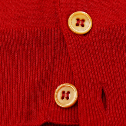 [Used] John Smedley JOHN SMEDLEY High Gauge Wool Knit Vest Cardigan Red [Size M] [RED] [A/W] [Condition Rank B] ​​[Men&