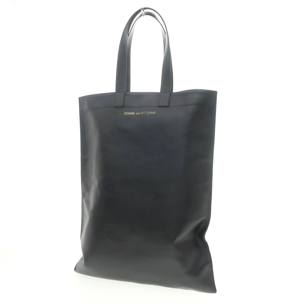 【中古】コムデギャルソン COMME des GARCONS レザー トートバッグ ブラック【W38xH50】【BLK】【S/S/A/W】【状態ランクB】【メンズ】【769379】