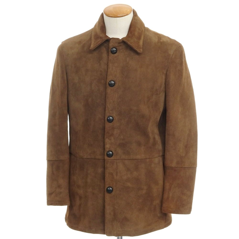 【中古】ジョルジオアルマーニ GIORGIO ARMANI YS スエードレザー ショートコート ブラウン【サイズ48】【BRW】【A/W】【状態ランクC】【メンズ】【768987】