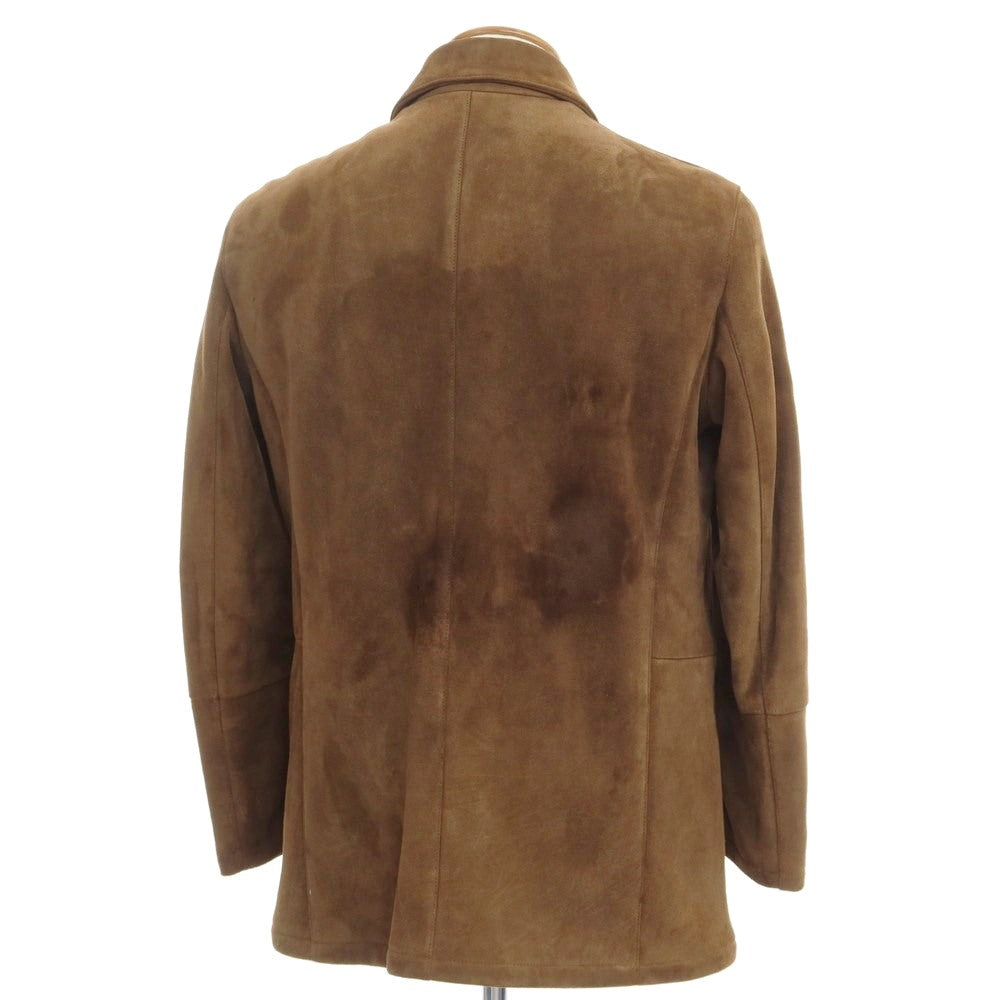 【中古】ジョルジオアルマーニ GIORGIO ARMANI YS スエードレザー ショートコート ブラウン【サイズ48】【BRW】【A/W】【状態ランクC】【メンズ】【768987】