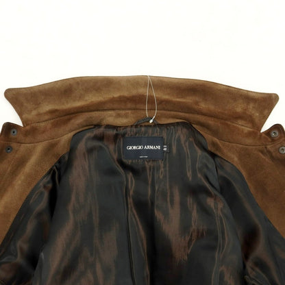 [Used] Giorgio Armani GIORGIO ARMANI YS Suede Leather Short Coat Brown [Size 48] [BRW] [A/W] [Condition Rank C] [Men&