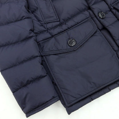 [Used] Moncler MONCLER CLUNY nylon fur down jacket navy [Size 2] [NVY] [A/W] [Condition Rank C] [Men&