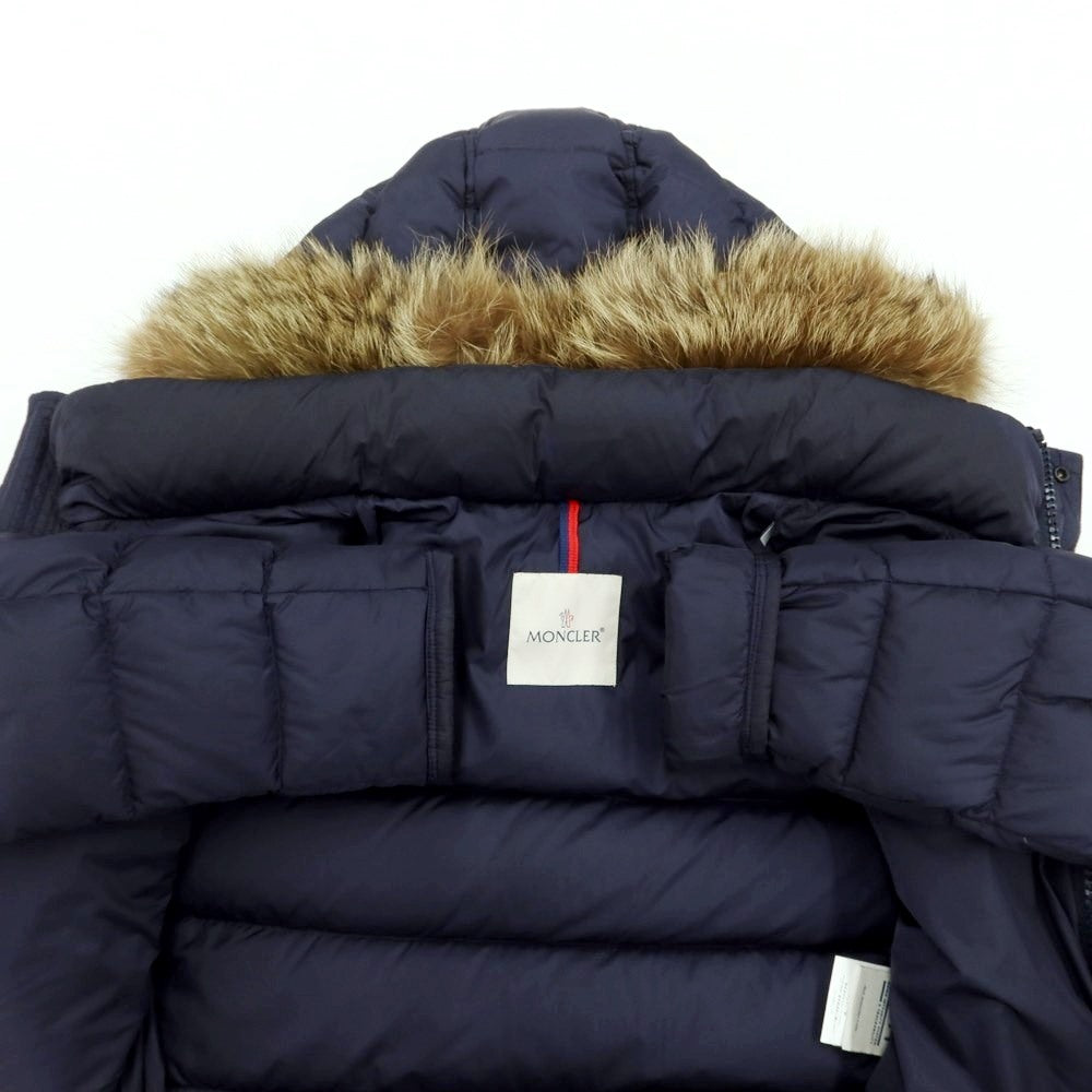 [Used] Moncler MONCLER CLUNY nylon fur down jacket navy [Size 2] [NVY] [A/W] [Condition Rank C] [Men&