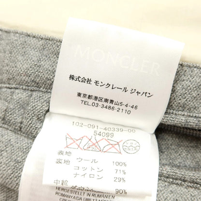 [Used] Moncler MONCLER CEZANNE Wool Down Jacket Light Grey [Size 2] [GRY] [A/W] [Condition Rank D] [Men&