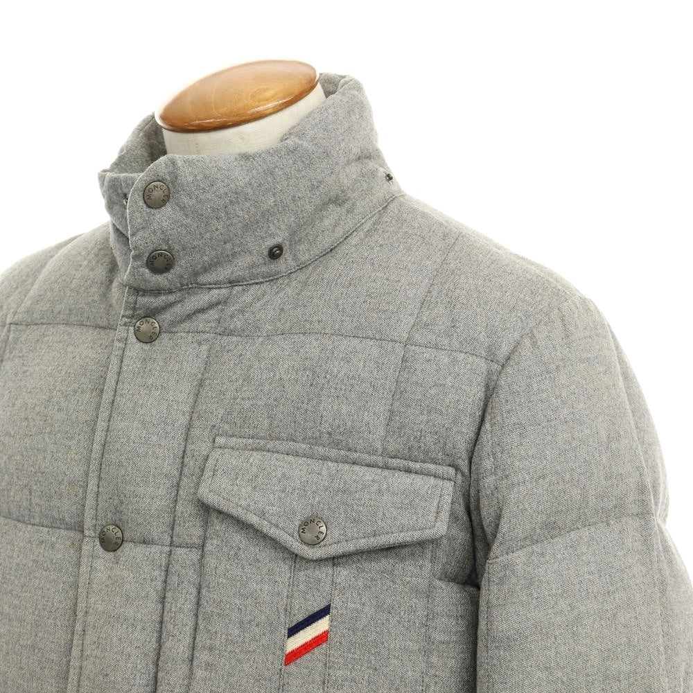 【中古】モンクレール MONCLER CEZANNE ウール ダウンジャケット ライトグレー【サイズ2】【GRY】【A/W】【状態ランクD】【メンズ】【768986】