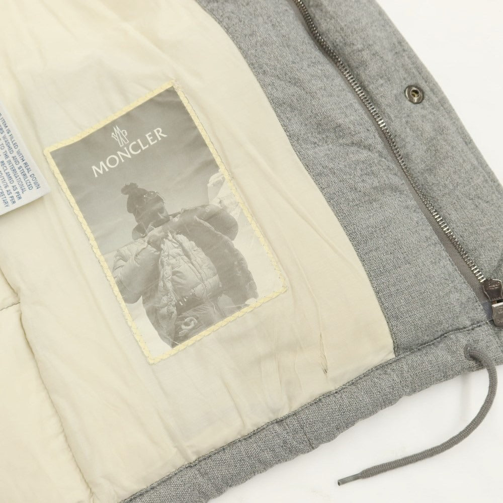 [Used] Moncler MONCLER CEZANNE Wool Down Jacket Light Grey [Size 2] [GRY] [A/W] [Condition Rank D] [Men&