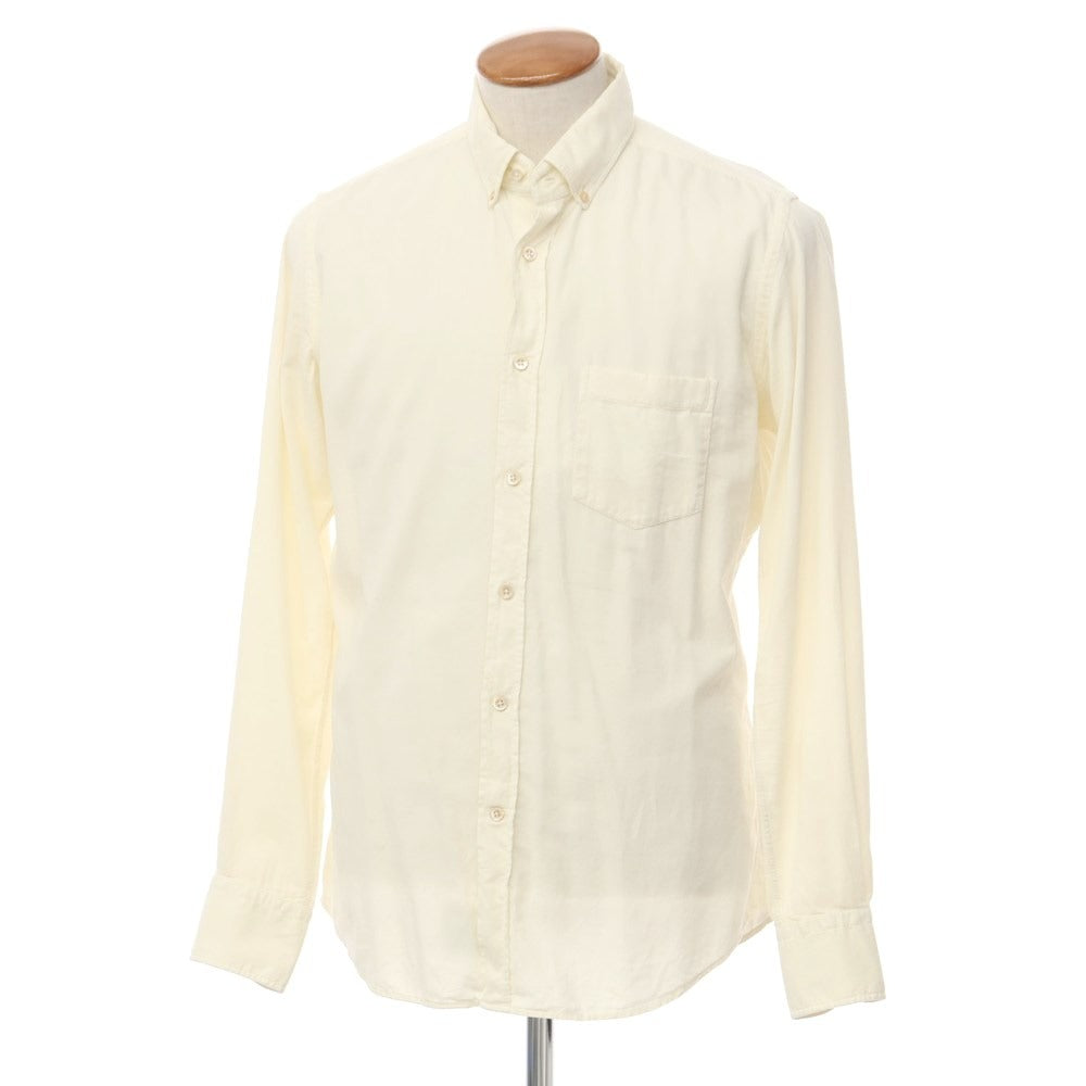 [Used] Glanshirt Cotton Corduroy Button-down Casual Shirt Off-white [Size 40] [WHT] [A/W] [Condition Rank B] ​​[Men&