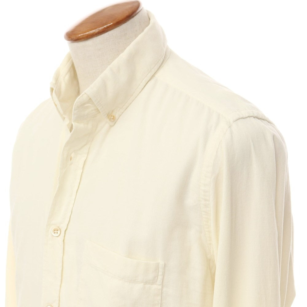 [Used] Glanshirt Cotton Corduroy Button-down Casual Shirt Off-white [Size 40] [WHT] [A/W] [Condition Rank B] ​​[Men&