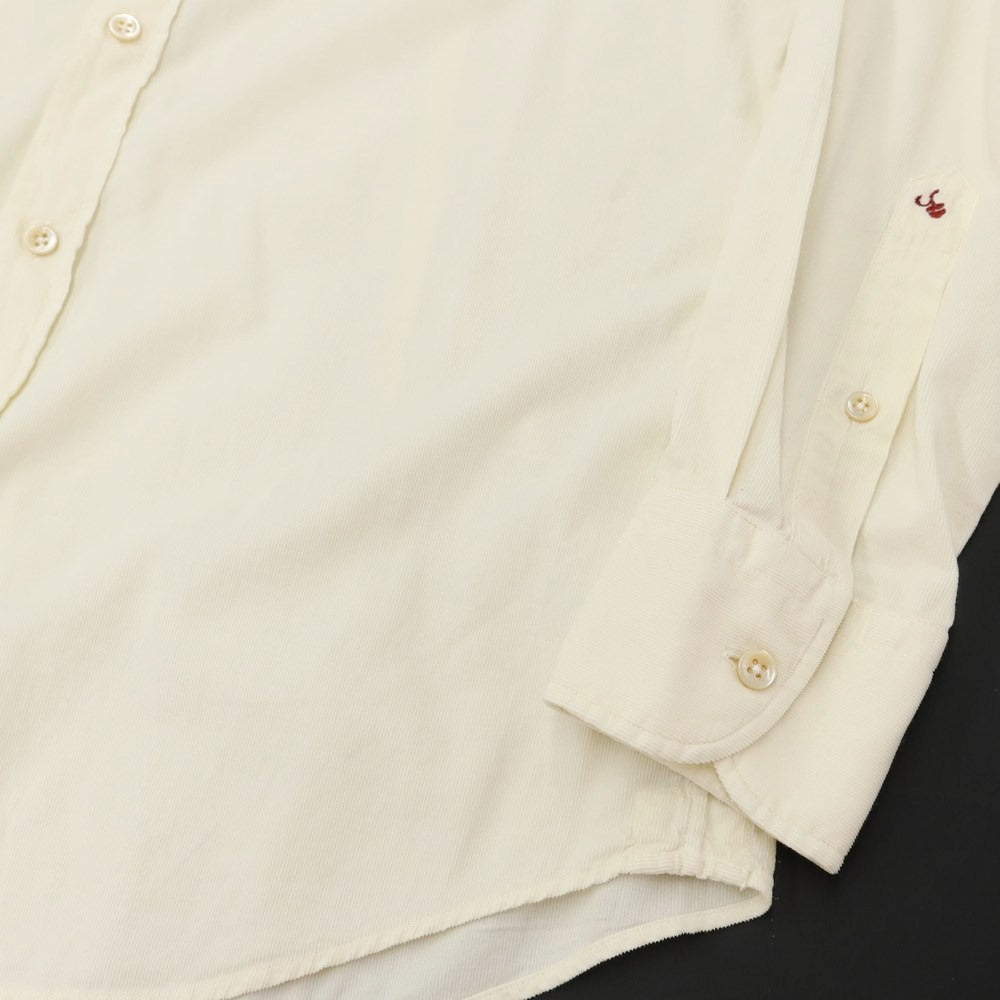 [Used] Glanshirt Cotton Corduroy Button-down Casual Shirt Off-white [Size 40] [WHT] [A/W] [Condition Rank B] ​​[Men&