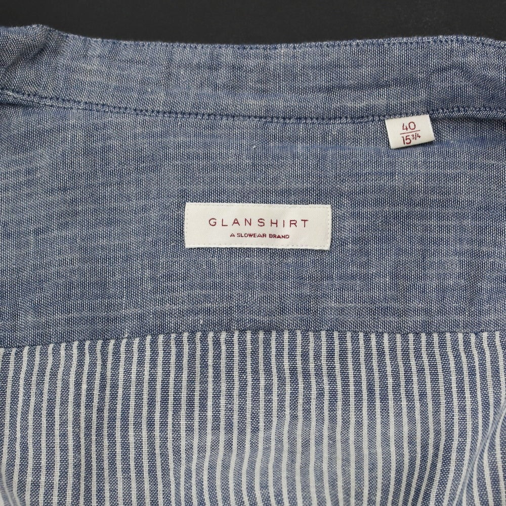 【中古】グランシャツ Glanshirt コットン バンドカラー カジュアルシャツ ネイビー【サイズ40】【NVY】【S/S/A/W】【状態ランクB】【メンズ】【769495】
[EPD]