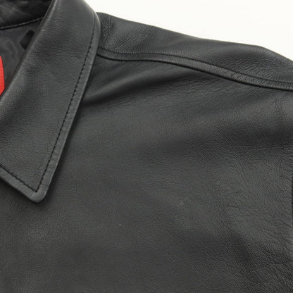 [Used] Supreme 2021 Autumn/Winter Leather Shirt Casual Shirt
 Black [Size L] [BLK] [A/W] [Condition Rank A] [Men&