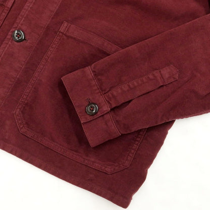 [Used] Montedoro Stretch Cotton Work Jacket Wine Red [Size M] [RED] [A/W] [Condition Rank B] ​​[Men&