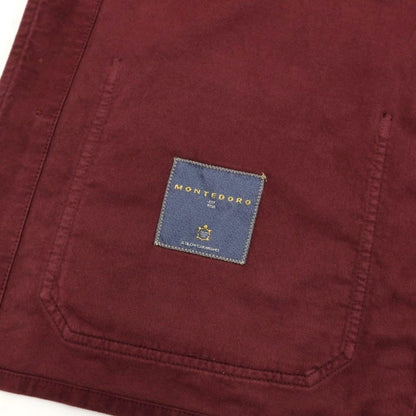 [Used] Montedoro Stretch Cotton Work Jacket Wine Red [Size M] [RED] [A/W] [Condition Rank B] ​​[Men&