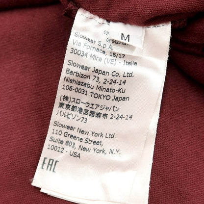 [Used] Montedoro Stretch Cotton Work Jacket Wine Red [Size M] [RED] [A/W] [Condition Rank B] ​​[Men&