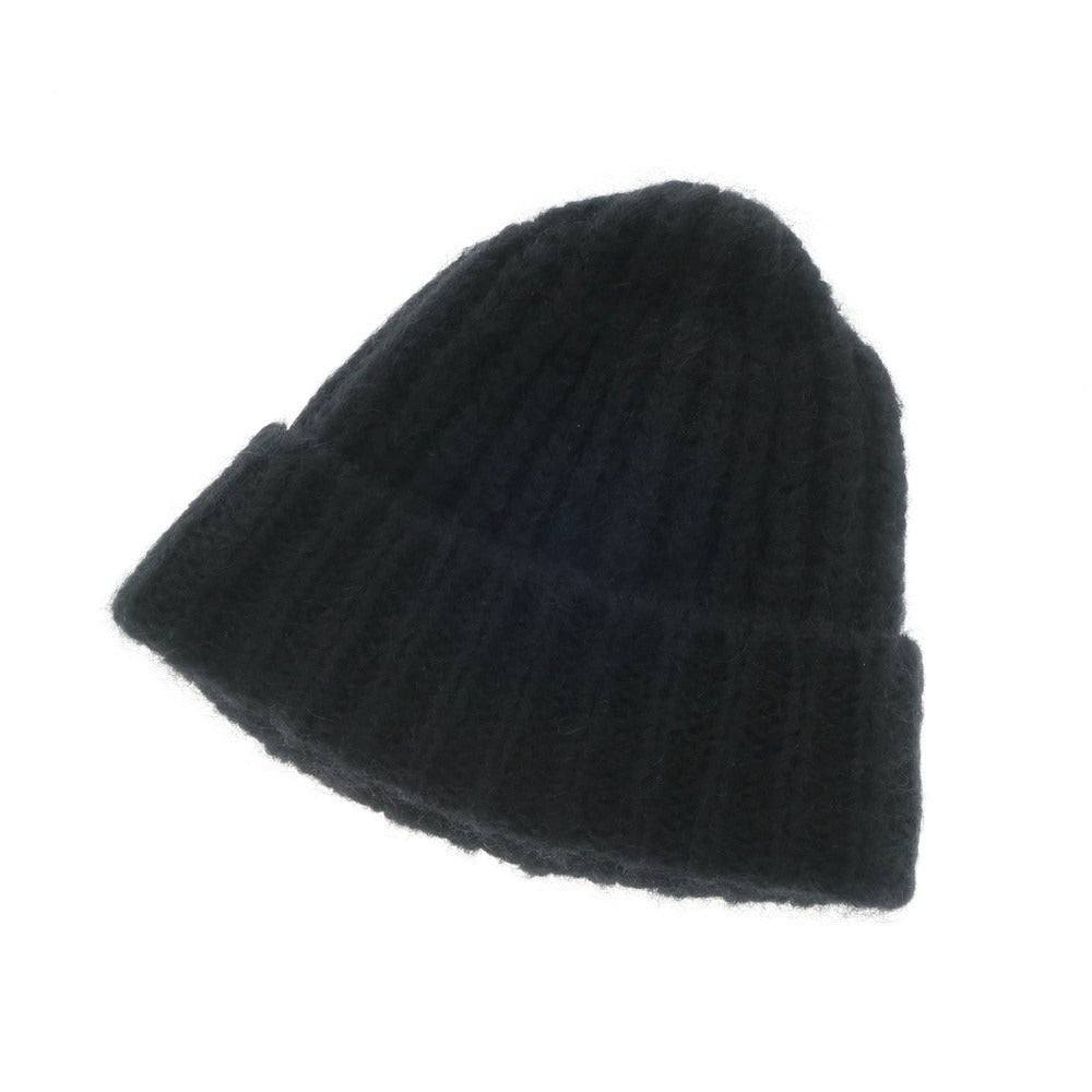 [Used] BATONER Low Gauge Wool Knit Cap Black [BLK] [A/W] [Condition Rank A] [Men&