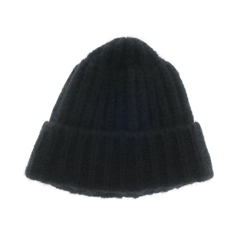 [Used] BATONER Low Gauge Wool Knit Cap Black [BLK] [A/W] [Condition Rank A] [Men&