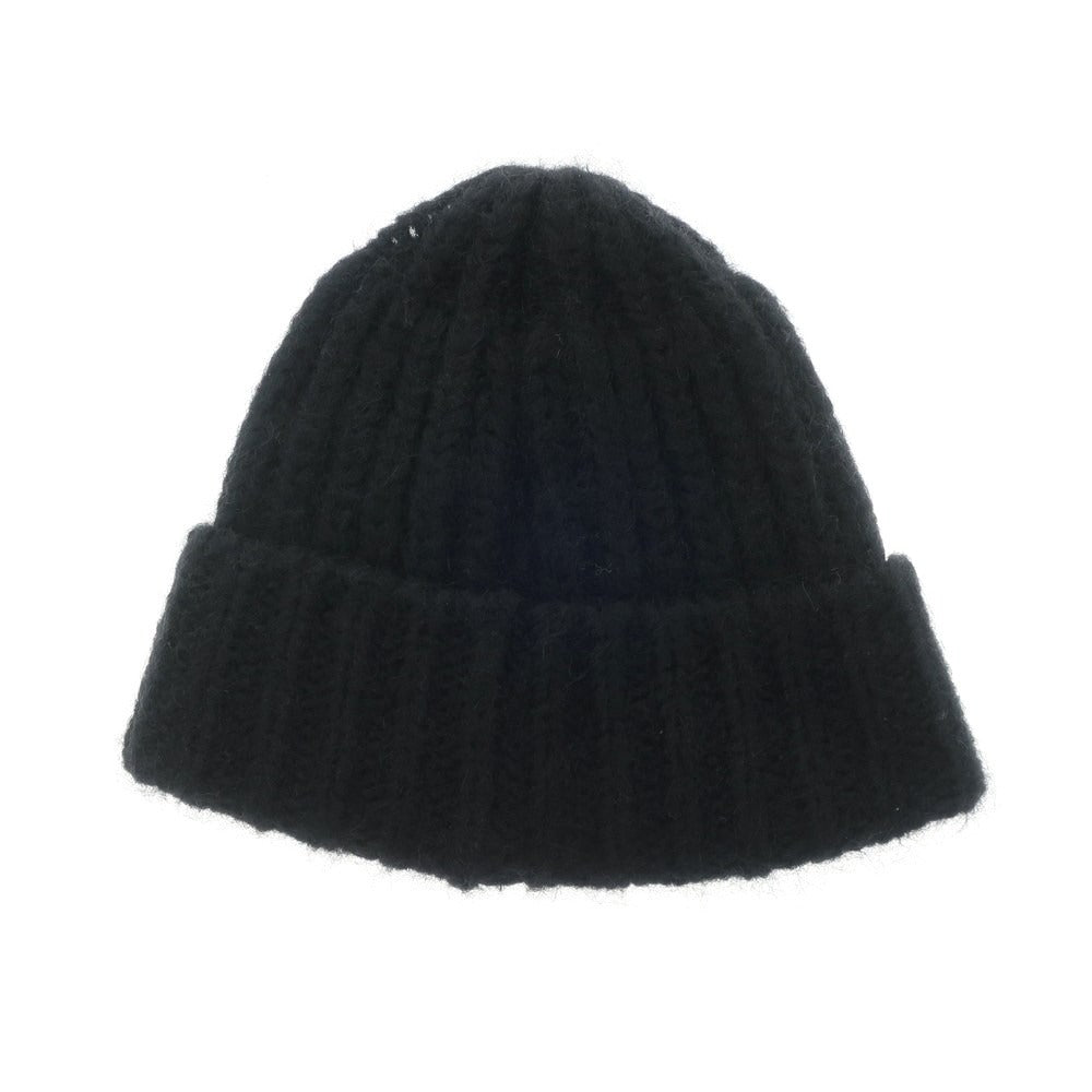 [Used] BATONER Low Gauge Wool Knit Cap Black [BLK] [A/W] [Condition Rank A] [Men&