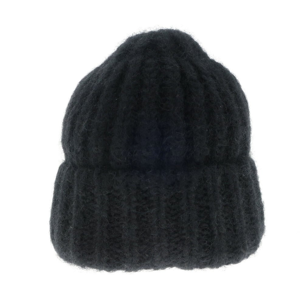 [Used] BATONER Low Gauge Wool Knit Cap Black [BLK] [A/W] [Condition Rank A] [Men&