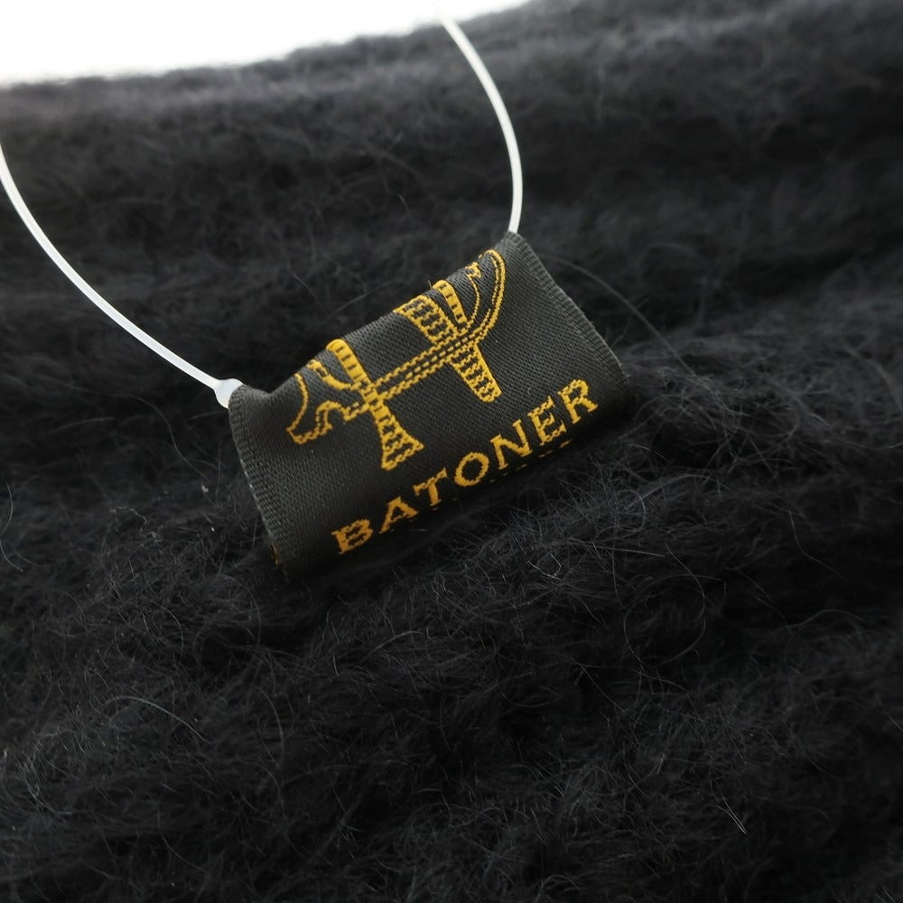 [Used] BATONER Low Gauge Wool Knit Cap Black [BLK] [A/W] [Condition Rank A] [Men&