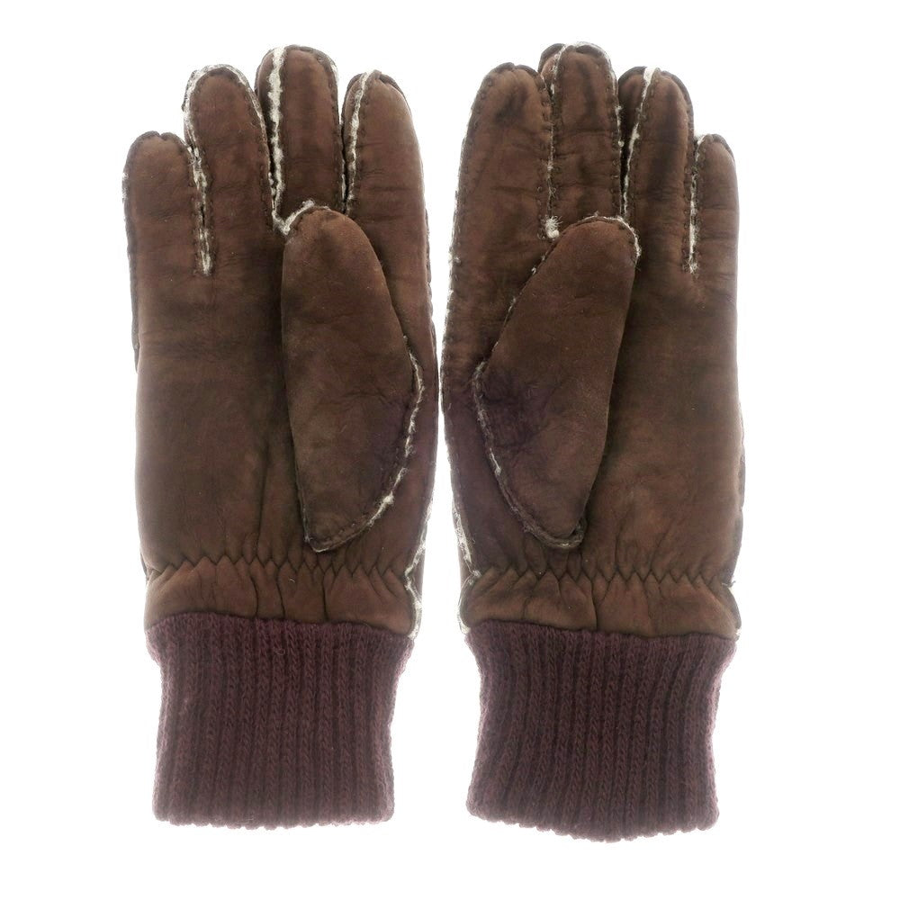 [Used] Gloves, Mouton Gloves, Brown [Size 8 1/2] [BRW] [A/W] [Condition Rank B] ​​[Men&
