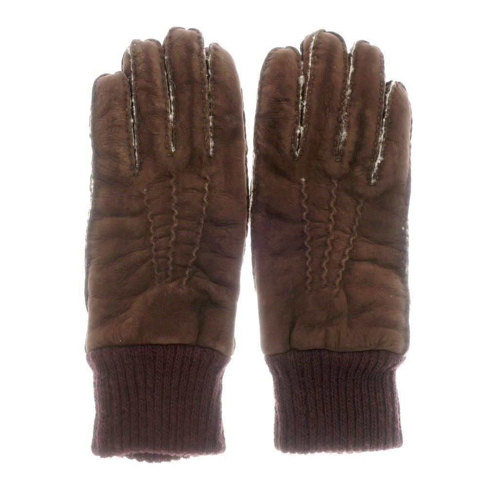 [Used] Gloves, Mouton Gloves, Brown [Size 8 1/2] [BRW] [A/W] [Condition Rank B] ​​[Men&