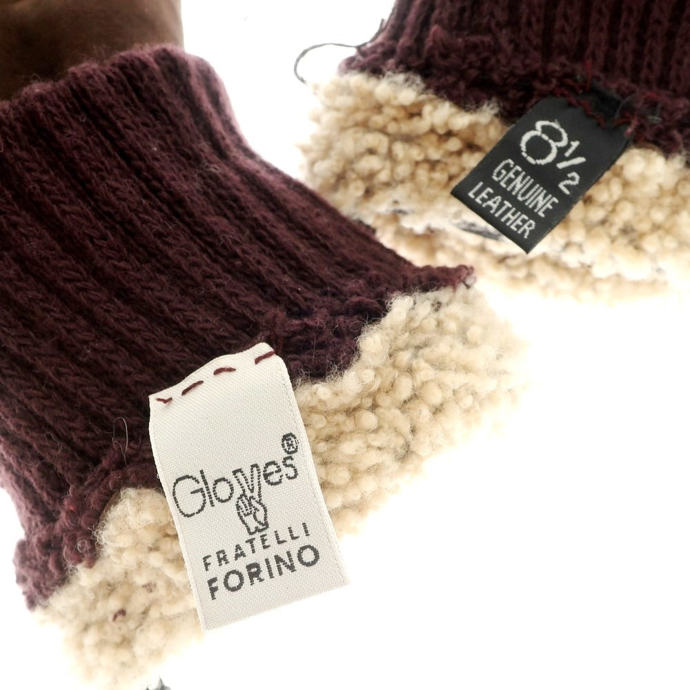 [Used] Gloves, Mouton Gloves, Brown [Size 8 1/2] [BRW] [A/W] [Condition Rank B] ​​[Men&