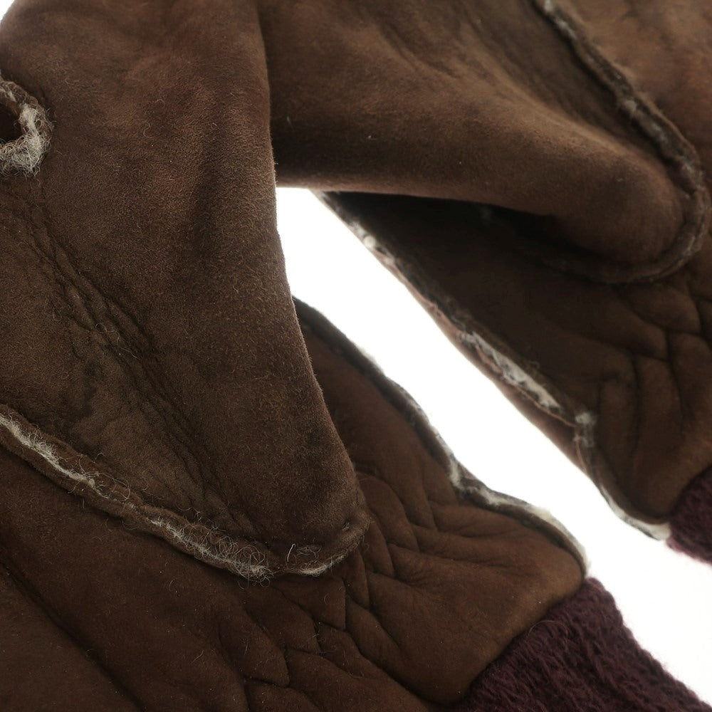 [Used] Gloves, Mouton Gloves, Brown [Size 8 1/2] [BRW] [A/W] [Condition Rank B] ​​[Men&