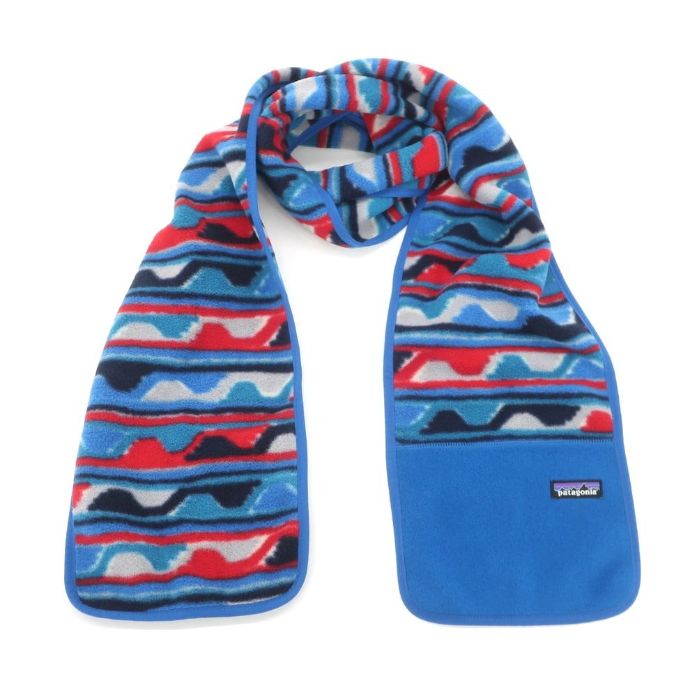 [Used] Patagonia fleece scarf, blue x red [BLU] [A/W] [Condition rank B] ​​[Men&