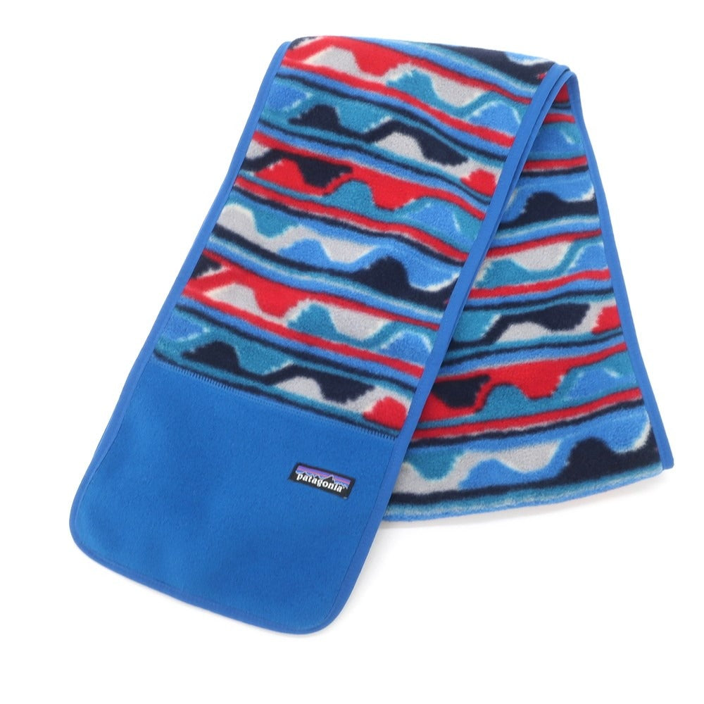 [Used] Patagonia fleece scarf, blue x red [BLU] [A/W] [Condition rank B] ​​[Men&