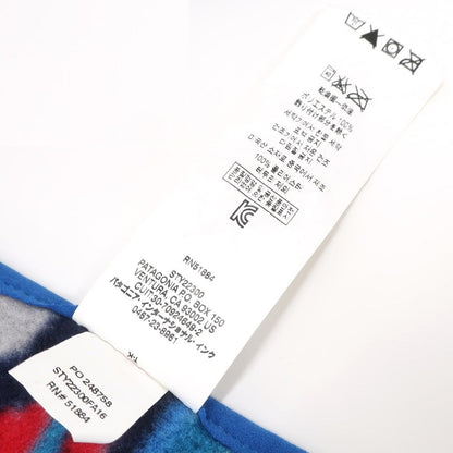 [Used] Patagonia fleece scarf, blue x red [BLU] [A/W] [Condition rank B] ​​[Men&