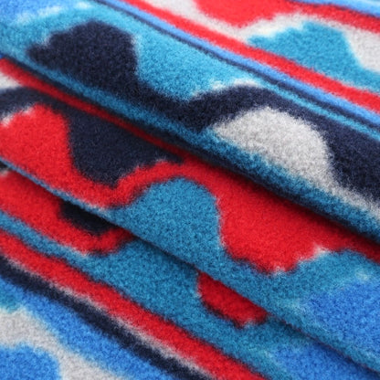 [Used] Patagonia fleece scarf, blue x red [BLU] [A/W] [Condition rank B] ​​[Men&