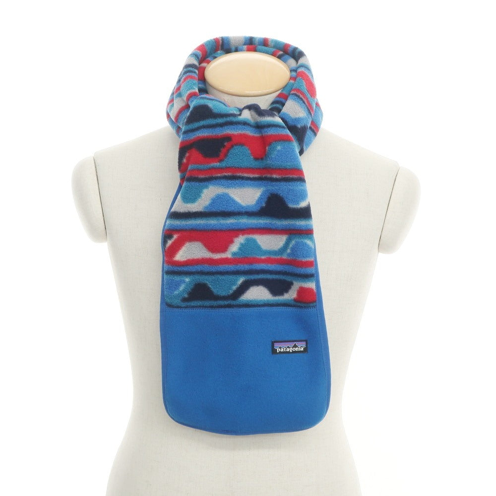 [Used] Patagonia fleece scarf, blue x red [BLU] [A/W] [Condition rank B] ​​[Men&
