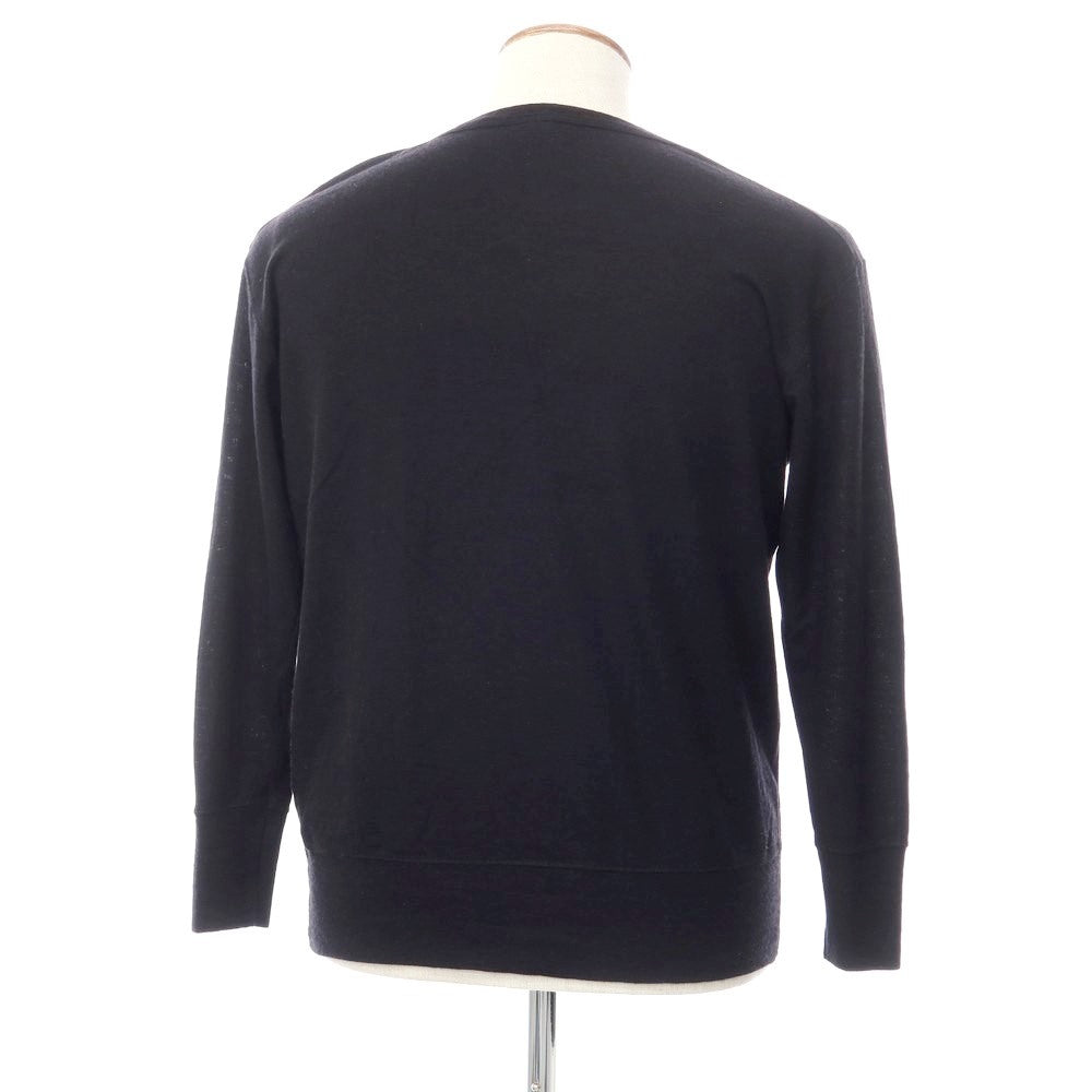 [Used] GICIPI High Gauge Wool V-neck Knit Black [Size 3] [BLK] [A/W] [Condition Rank B] ​​[Men&