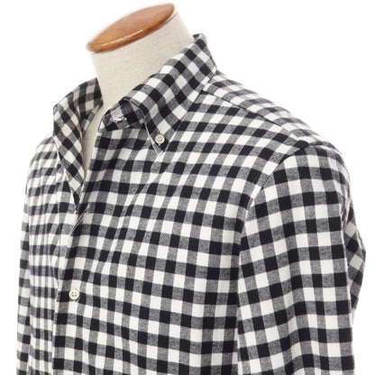 [Used] WindsorKnot Cotton Check Button-down Casual Shirt Black x White [Size 39 (Paper Tag)] [BLK] [A/W] [Condition Rank B] ​​[Men&