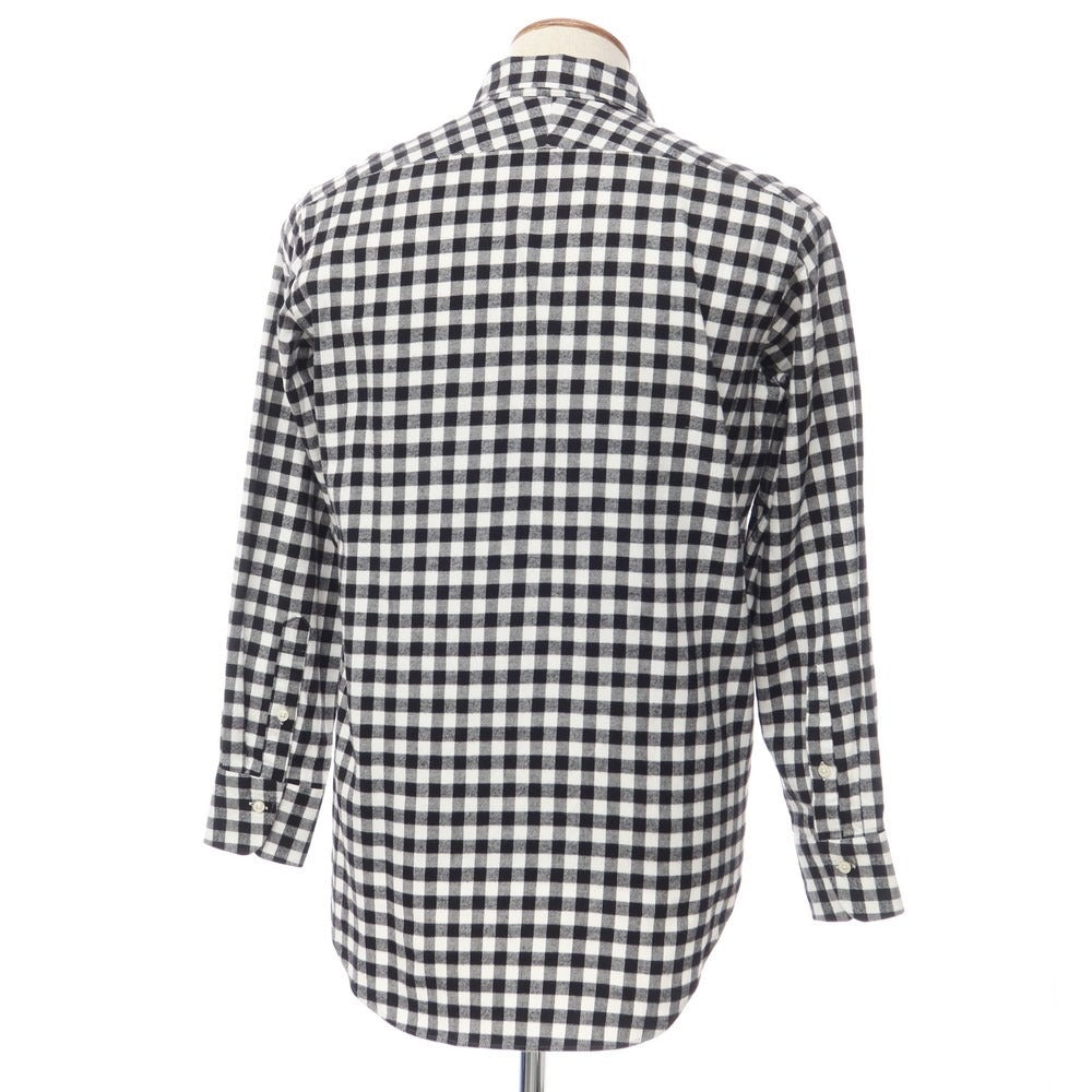 [Used] WindsorKnot Cotton Check Button-down Casual Shirt Black x White [Size 39 (Paper Tag)] [BLK] [A/W] [Condition Rank B] ​​[Men&