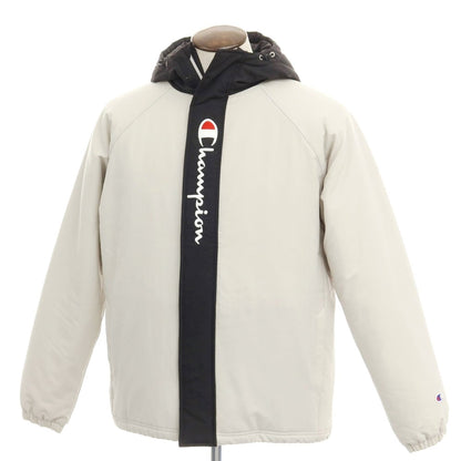 [Used] Champion Polyester Hoodie Padded Blouson Gray x Black [Size XL] [GRY] [A/W] [Condition Rank B] ​​[Men&