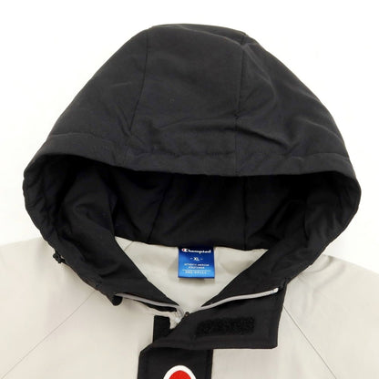 [Used] Champion Polyester Hoodie Padded Blouson Gray x Black [Size XL] [GRY] [A/W] [Condition Rank B] ​​[Men&