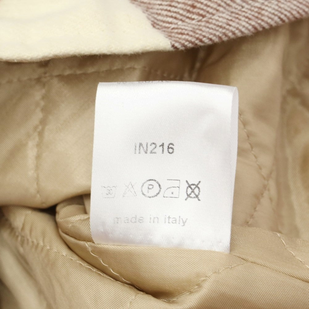 [Used] GUY ROVER Cotton Check Padded Casual Shirt Brown x Off-White [Size XL] [BRW] [A/W] [Condition Rank A] [Men&