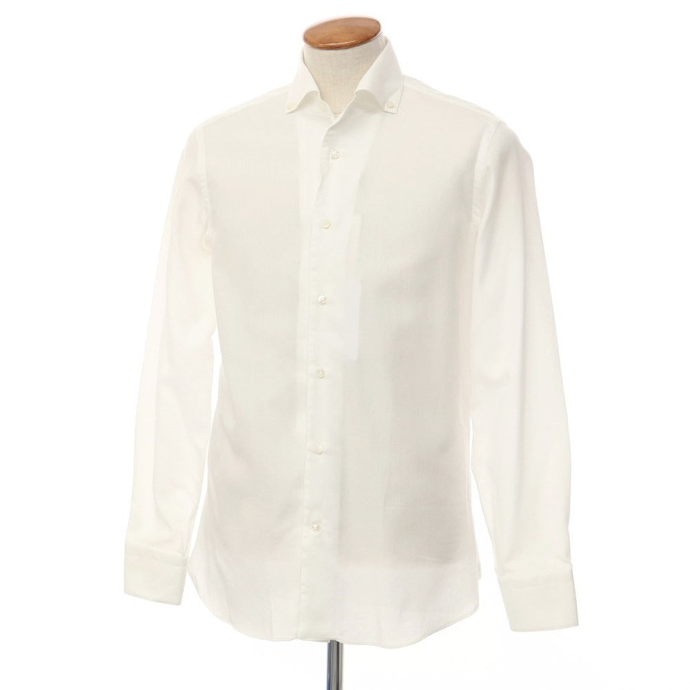 [Used] BORRIELLO Cotton Button-down Dress Shirt White [Size 39] [WHT] [S/S/A/W] [Condition Rank B] ​​[Men&