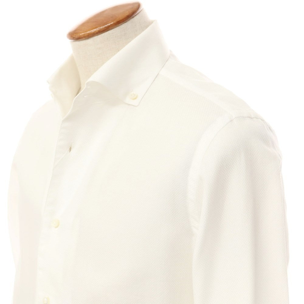 [Used] BORRIELLO Cotton Button-down Dress Shirt White [Size 39] [WHT] [S/S/A/W] [Condition Rank B] ​​[Men&