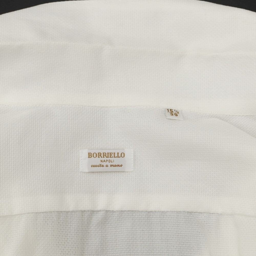 [Used] BORRIELLO Cotton Button-down Dress Shirt White [Size 39] [WHT] [S/S/A/W] [Condition Rank B] ​​[Men&