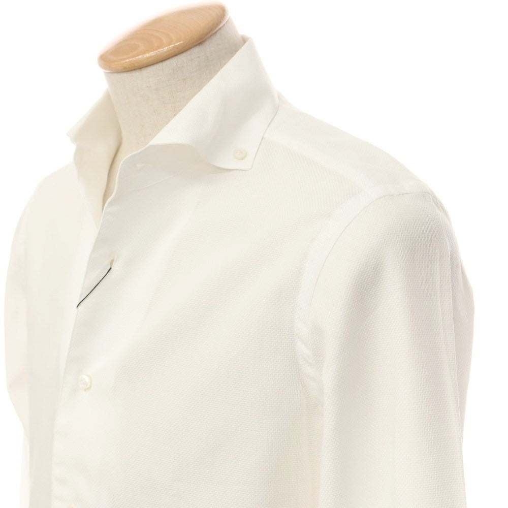 [Used] BORRIELLO Cotton Button-down Dress Shirt White [Size 37] [WHT] [S/S/A/W] [Condition Rank B] ​​[Men&