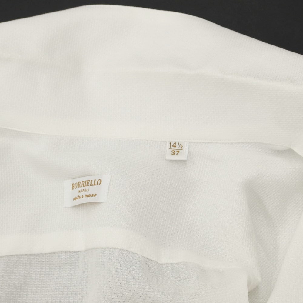 [Used] BORRIELLO Cotton Button-down Dress Shirt White [Size 37] [WHT] [S/S/A/W] [Condition Rank B] ​​[Men&