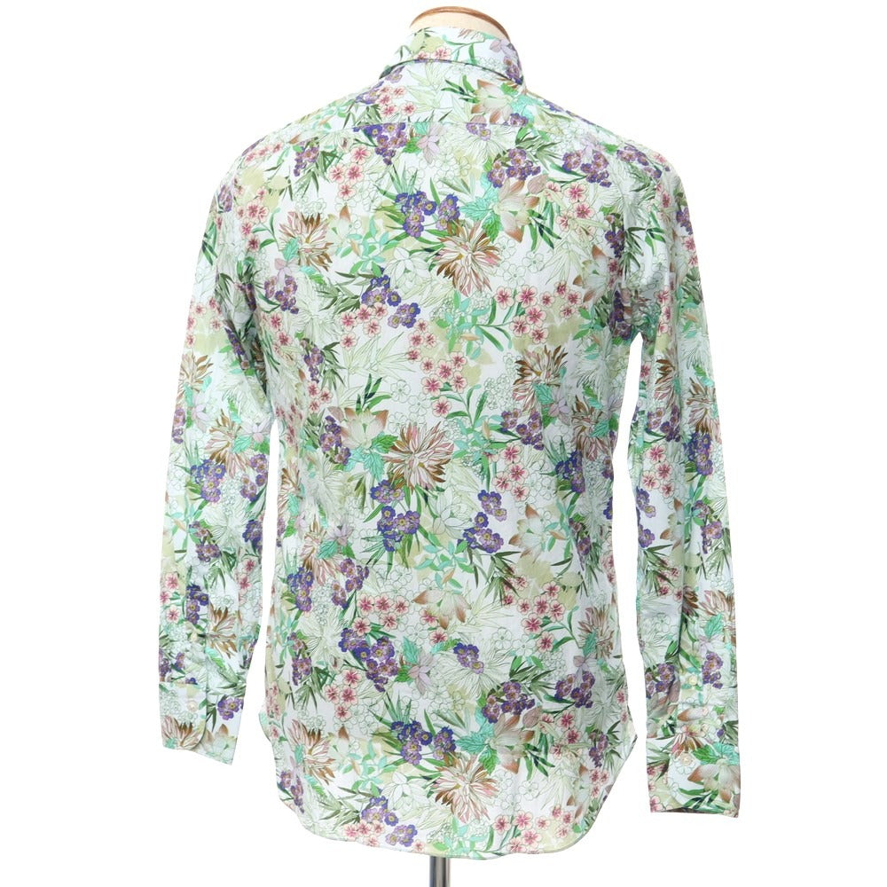 【中古】【未使用】ボリエッロ BORRIELLO カジュアルシャツ
 ライトブルーxグリーン【サイズ40】【BLU】【S/S/A/W】【状態ランクS】【メンズ】
【769494】 BPD