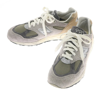 【中古】ニューバランス NEW BALANCE M990TD2 スニーカー
 グレーxベージュxオリーブ【サイズ27.5cm】【GRY】【S/S/A/W】【状態ランクB】【メンズ】
【769498】[EPD]